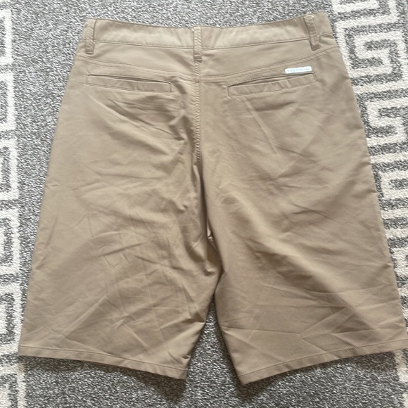 900 By Tony Hawk Men's Size 31 Tan Flat Front Skateboard Board Shorts Pockets. - Picture 9 of 9